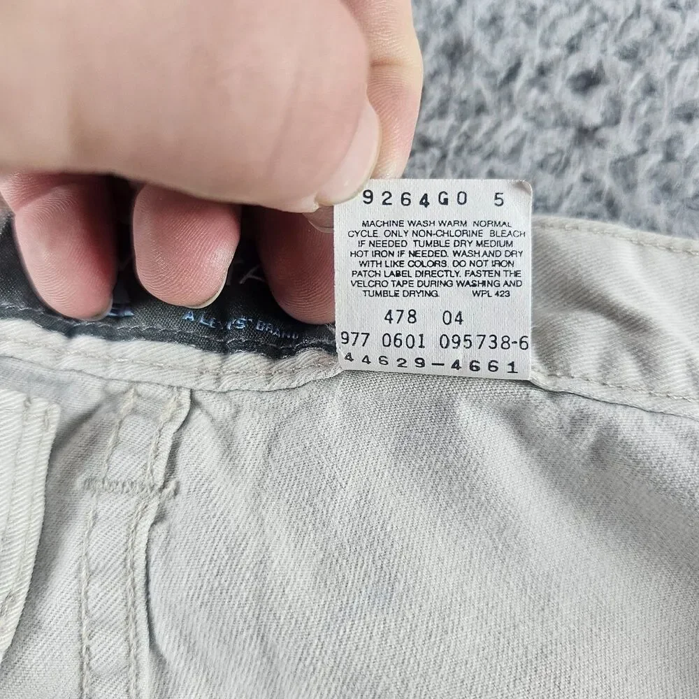 Levis Cargo Pants Mens 35x30* Khaki Silvertabs Vintage Y2K Baggy Chino Skater